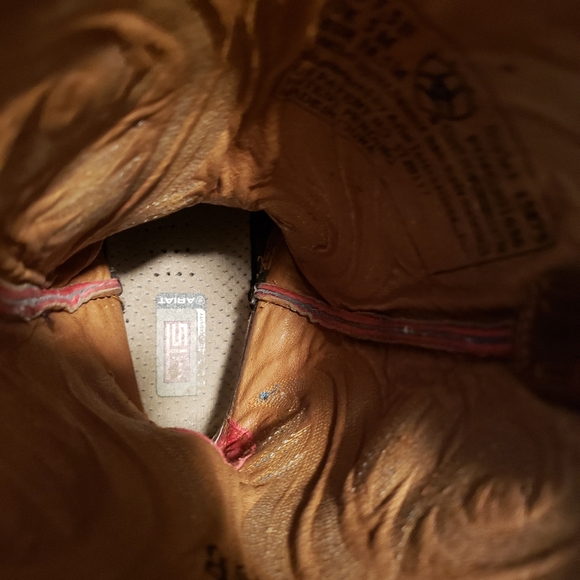 Ariat 'Legend' Cowboy Boots in Brown & Red - Women's size 7. 5 B - Picture 10 of 11